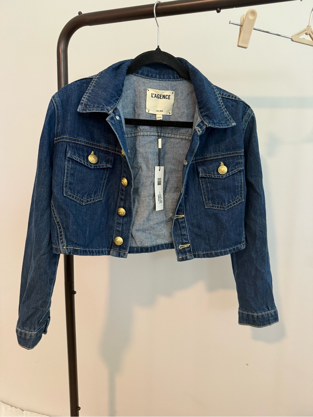 NWT L’Agence Genevie Crop Jacket - Picture 4 of 5